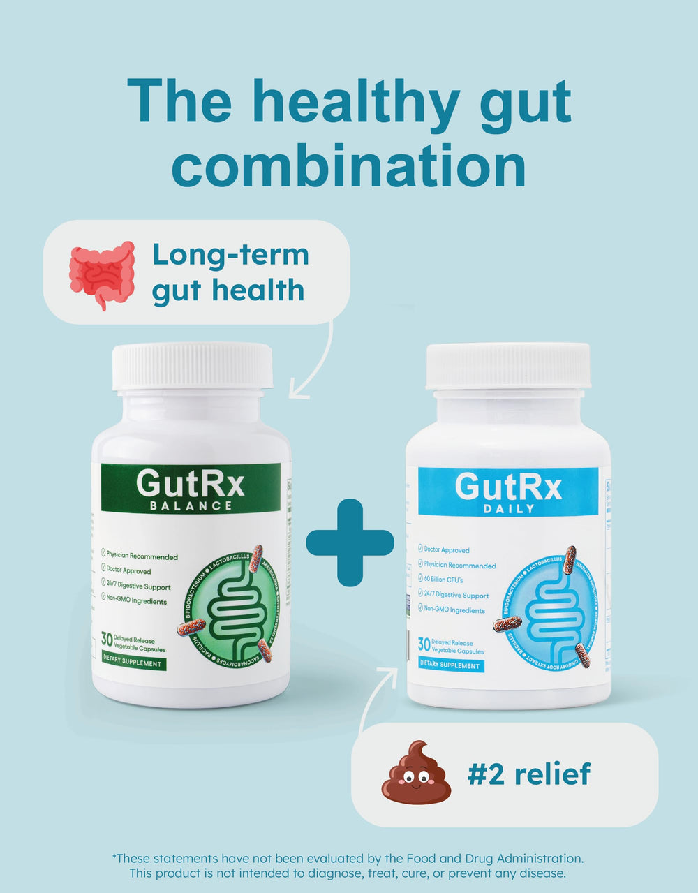 Graphic showing 61 billion CFU probiotic strains