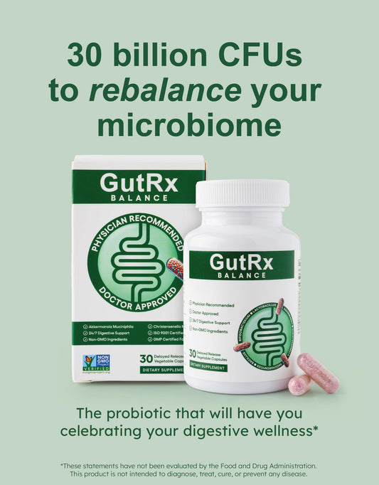 GutRx Balance bottle front view