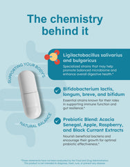 Gluten-free probiotic supplement packaging