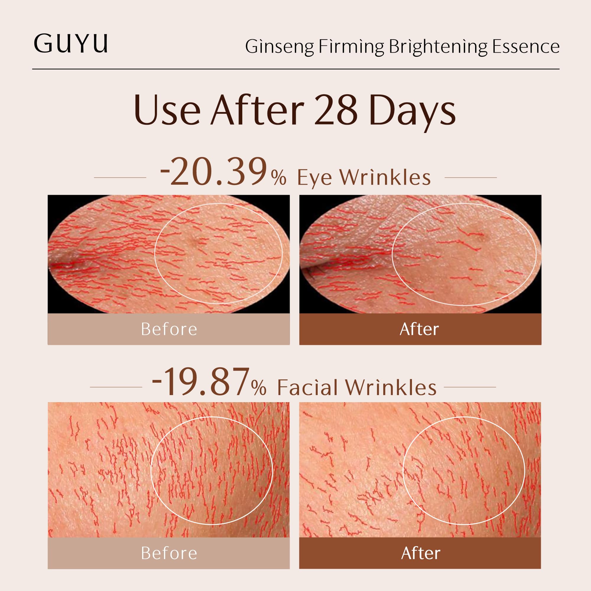 GUYU ginseng serum ampoules collection, ideal for travel skincare