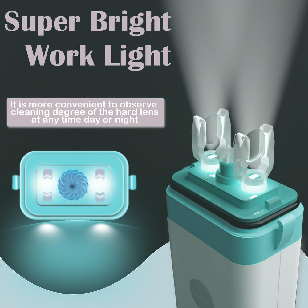 GV Pro built-in night light for cleaning in the dark