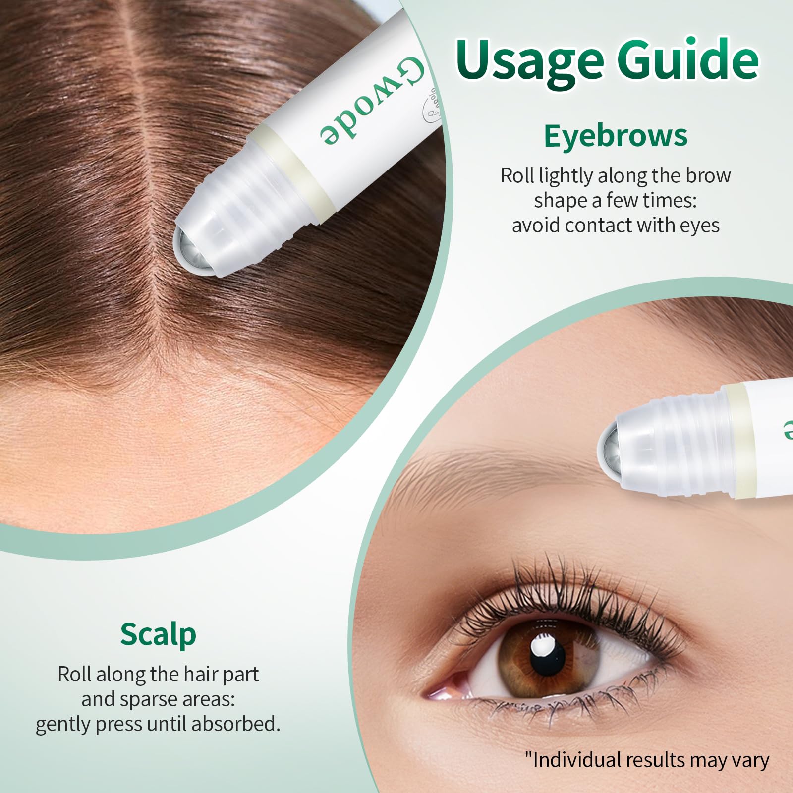 GWODE lightweight non-greasy formula close-up highlights quick absorption