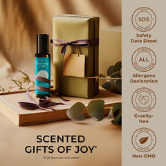 Cruelty-free and alcohol-free essential oil roll-on packaging