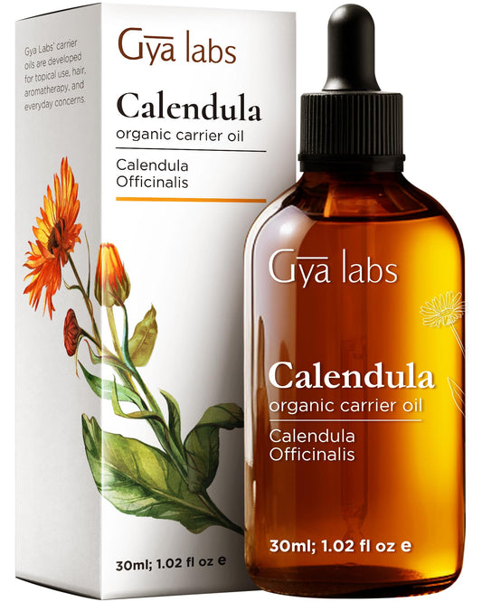 Bottle of Gya Labs Calendula Carrier Oil 1oz