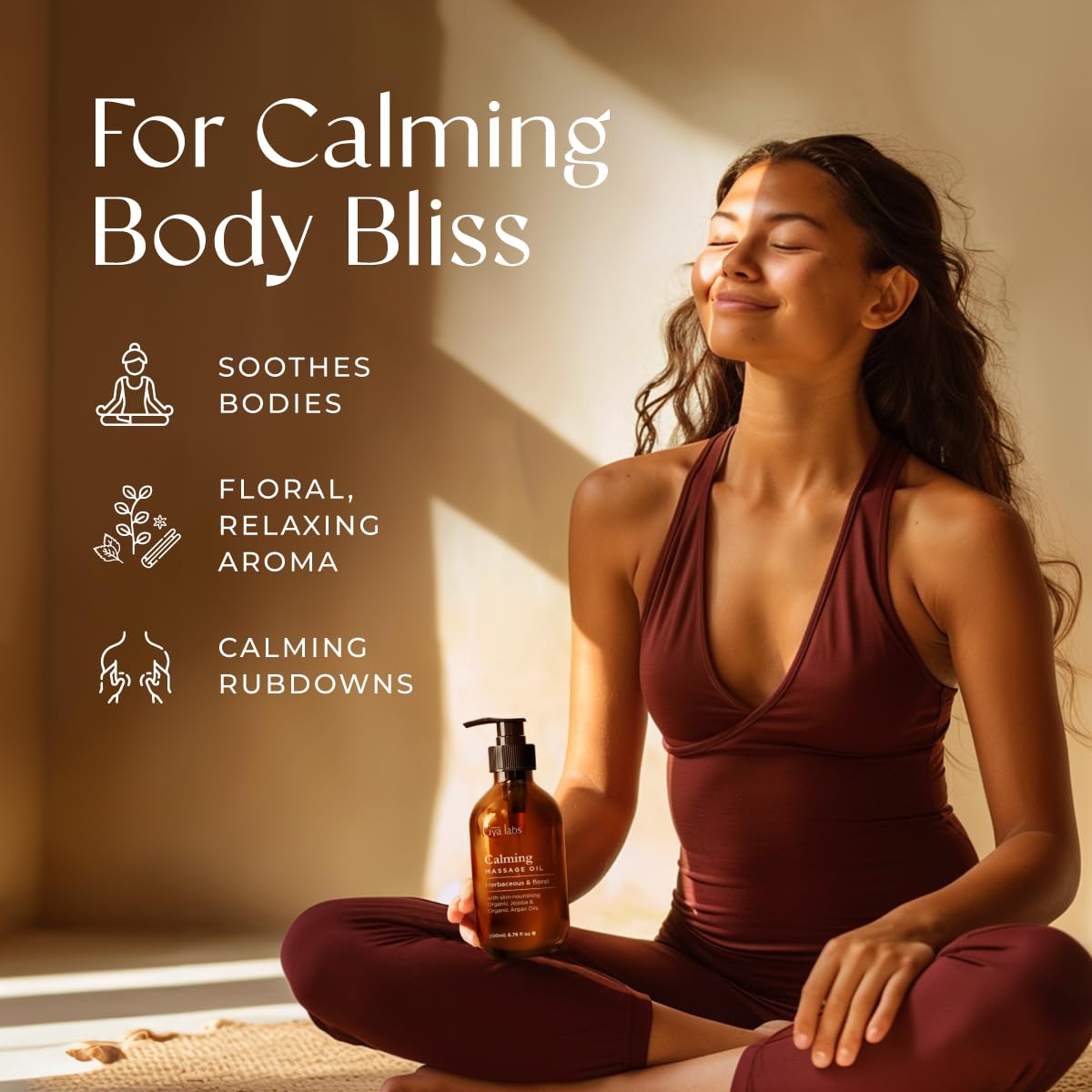 Gya Labs Calming Massage Oil packaging