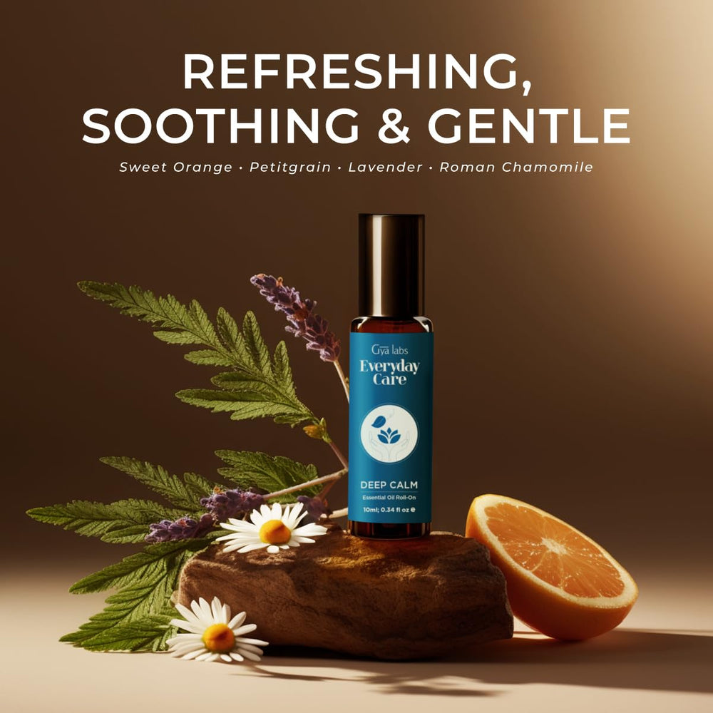 Travel-size Deep Calm essential oil roller