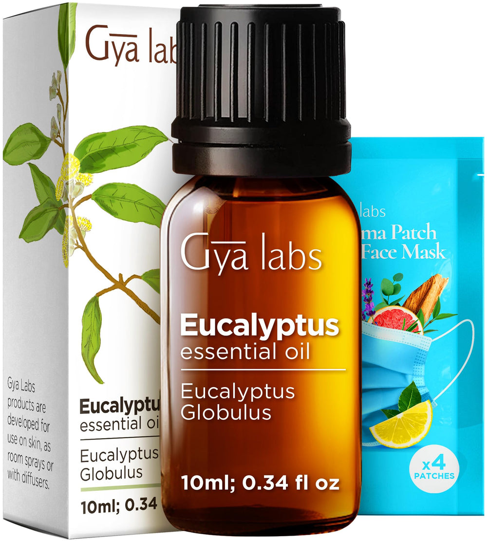 Gya Labs Eucalyptus Essential Oil bottle - 0.34 fl oz main image