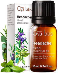 Bottle of Gya Labs Headache Essential Oil Blend