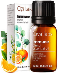 Gya Labs Immune Essential Oil Blend bottle and packaging (0.34 fl oz)