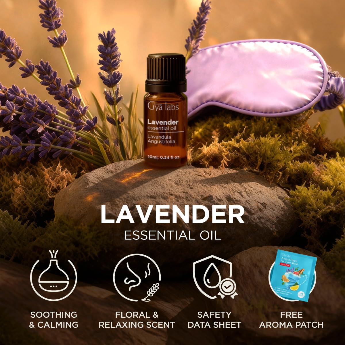 Gya Labs Lavender Oil packaging for DIY candles