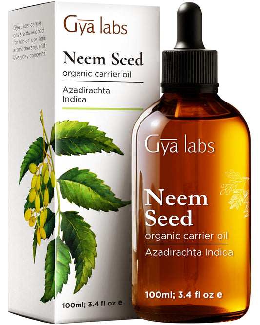 Gya Labs Neem Carrier Oil 3.4 oz bottle