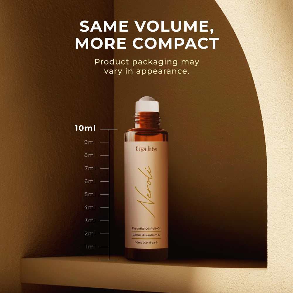 Neroli Roll-On carried in a bag for on-the-go use