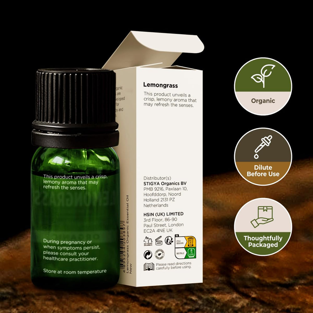 GC/MS safety and testing label on lemongrass oil