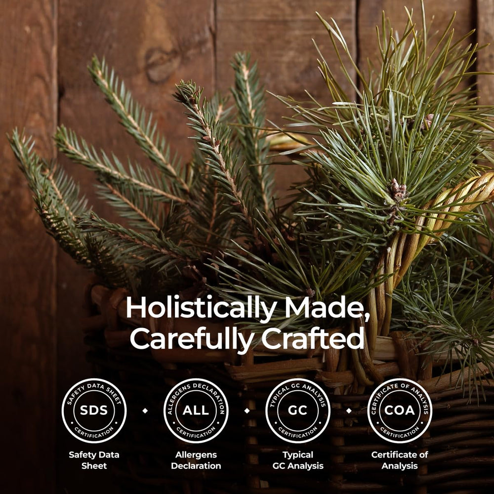 Pine needle essential oil for household cleaning