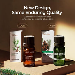 Packaging of Gya Labs Organic Pine Needle Essential Oil