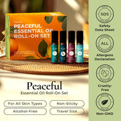 Gift-ready Peaceful Roll-On Set suitable for women and men