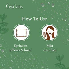 Peppermint hydrosol used on pillows, rooms, and linens for a fresh scent