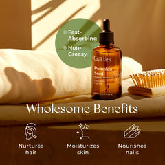 DIY base with pumpkin seed oil for shampoo and lotion