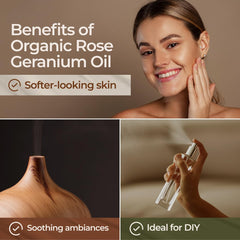 DIY crafting with rose geranium essential oil