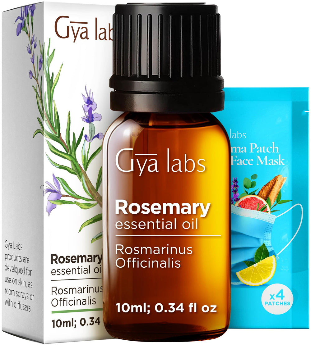 Gya Labs Rosemary Essential Oil bottle 0.34 fl oz