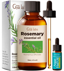 Gya Labs Rosemary Oil 4oz bottle for hair care and diffuser use