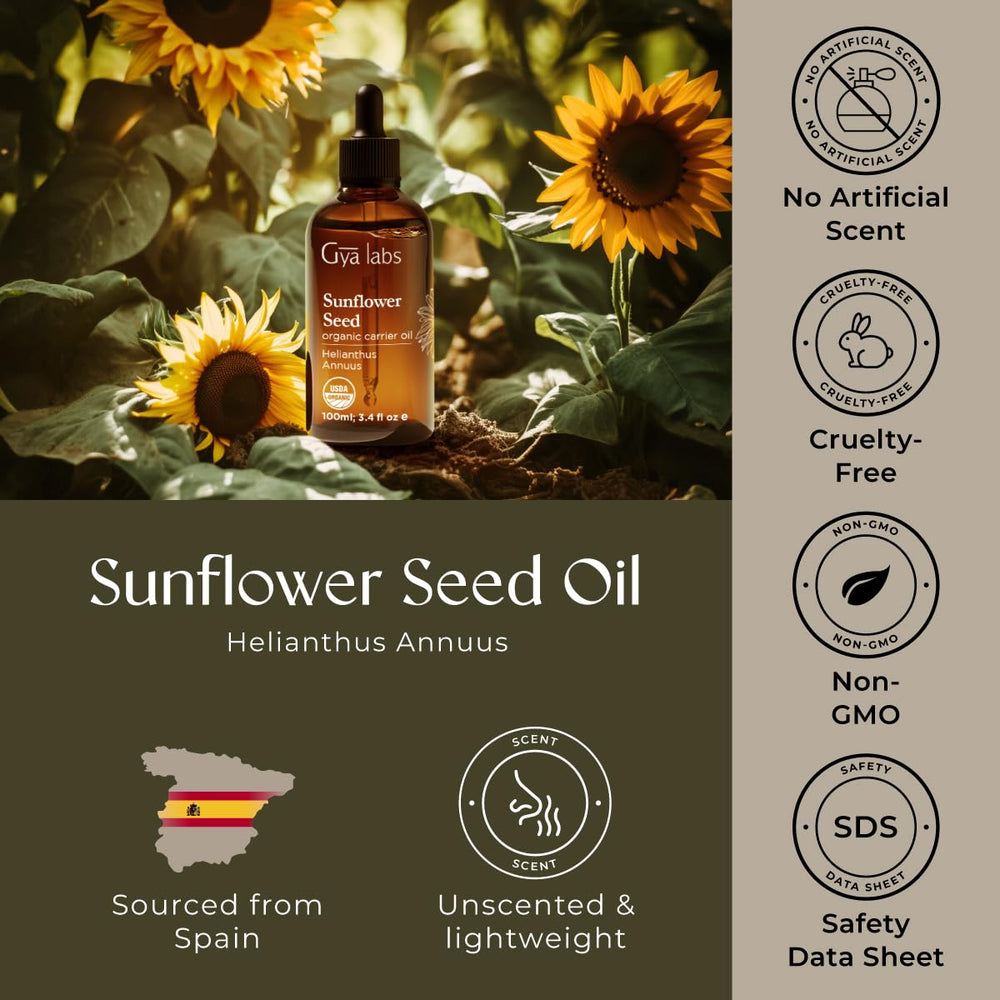 Safety testing documents for Gya Labs Sunflower Carrier Oil