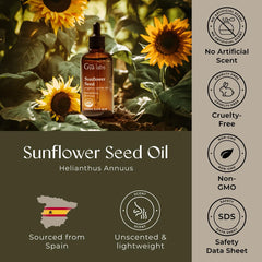Safety testing documents for Gya Labs Sunflower Carrier Oil
