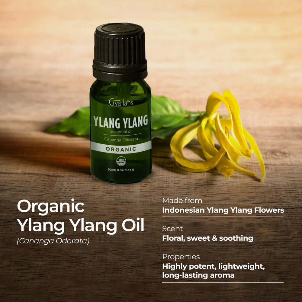 Ylang ylang essential oil for hair care