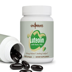 Gyumolics Luteolin 300mg bottle on white background