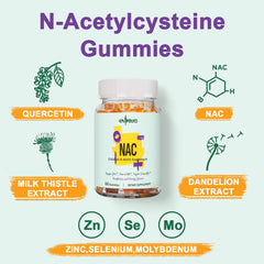 Gyumolics NAC mixed berry flavor gummies