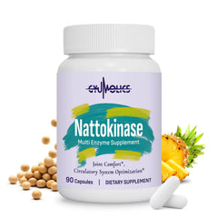 Bottle of Gyumolics Nattokinase 10000FU supplement