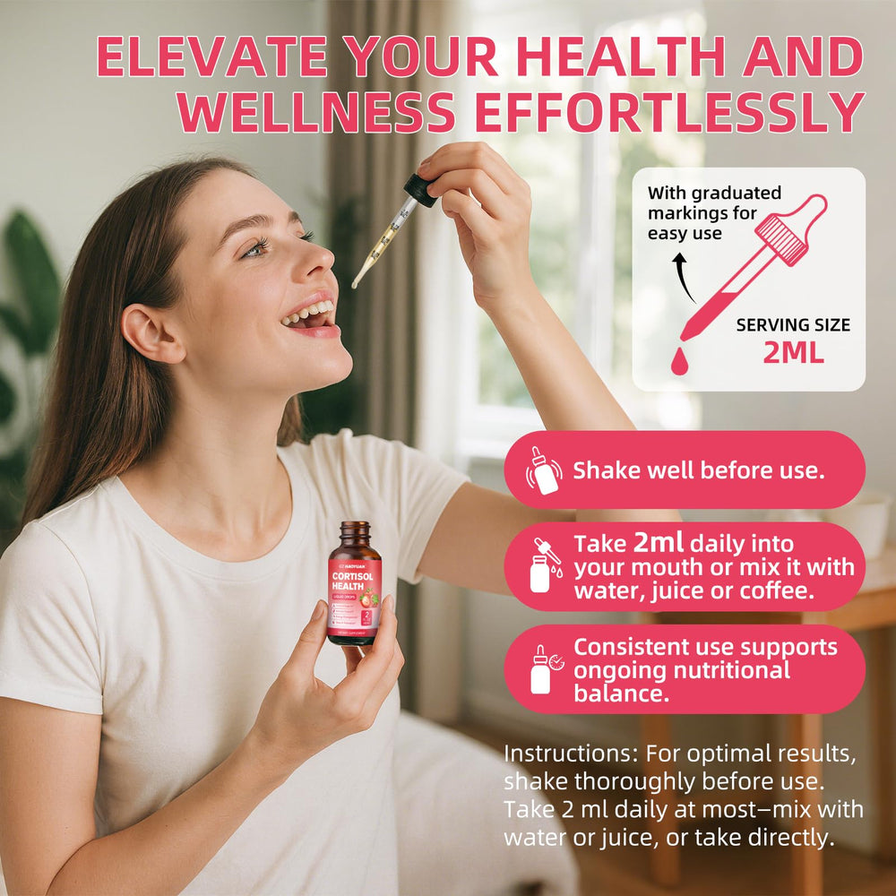 Dropper dispensing cortisol drops