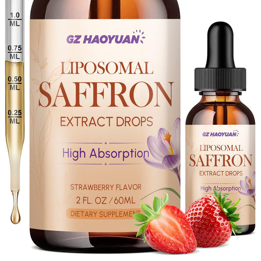 GZ HAOYUAN Liposomal Saffron Drops bottle – front view
