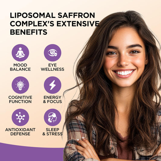 Strawberry-flavored saffron liquid dropper dispensing drops