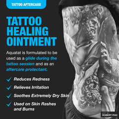 H2Ocean Aquatat tattoo aftercare ointment tube for ongoing healing support.