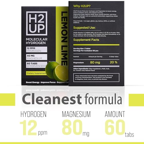 Sugar-free hydrogen tablet ingredients