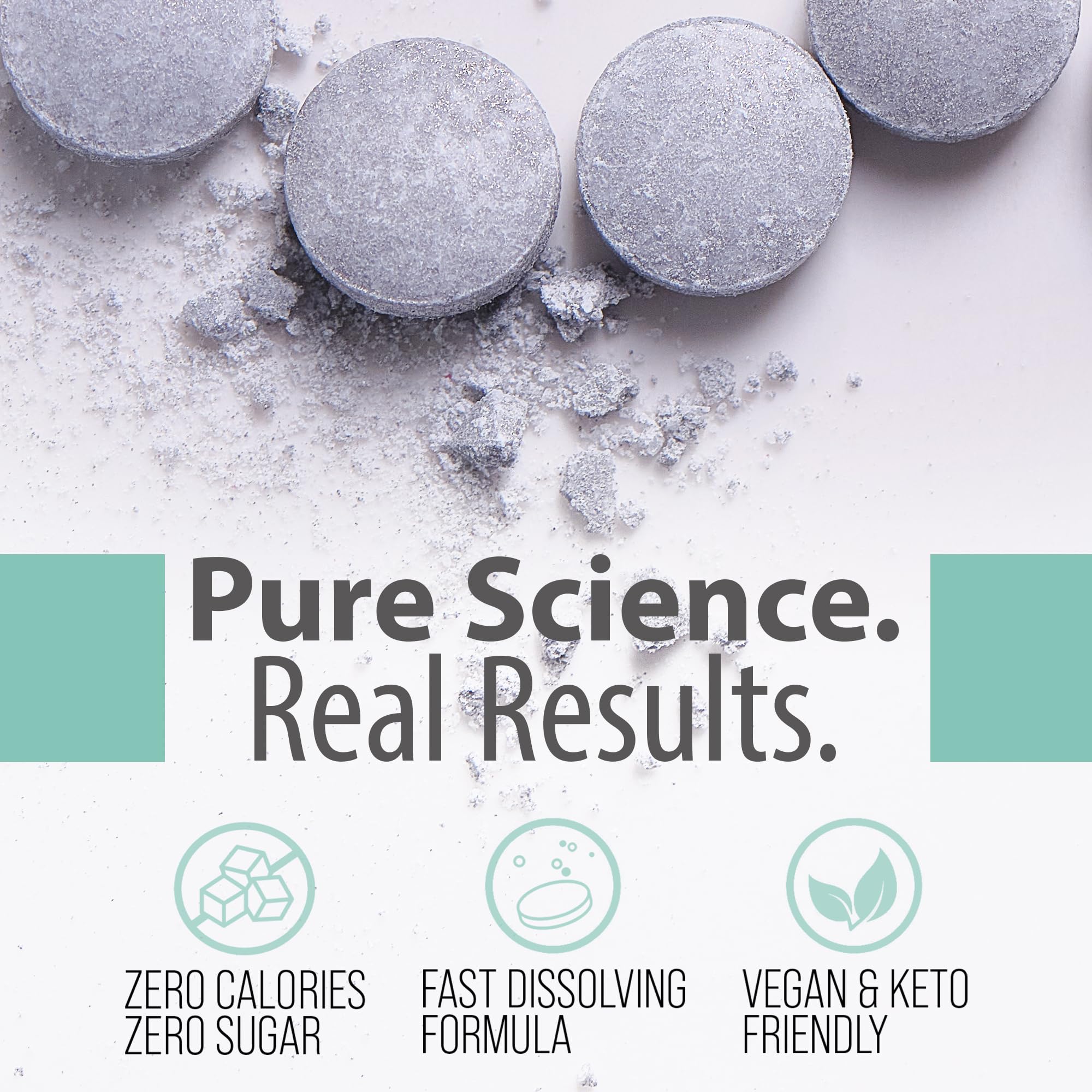 60-count packaging of H2UP sugar-free hydrogen tablets