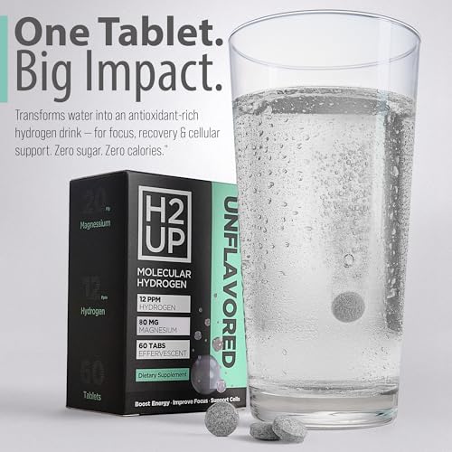 Portable H2UP hydration tablets for travel and daily use