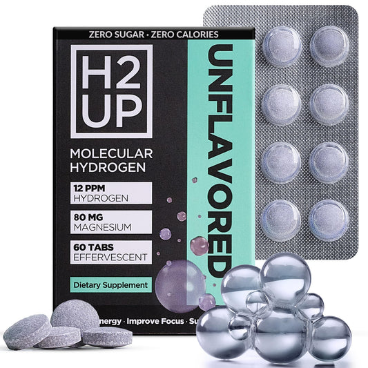 H2UP sugar-free hydrogen tablets, 60-count, 12 ppm