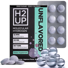 H2UP sugar-free hydrogen tablets, 60-count, 12 ppm