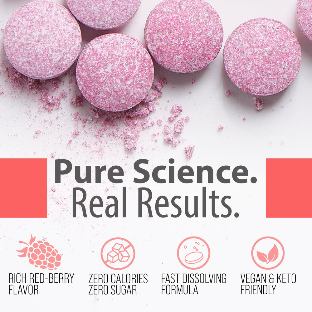 Magnesium-based tablet with zero flavor and zero sugar claim
