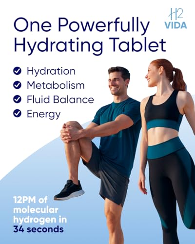 Close-up of hydrogen and magnesium active ingredients on tablets