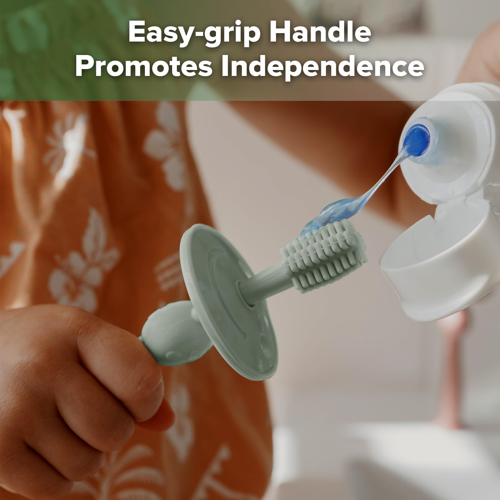 Ergonomic easy-grip handle designed for little hands