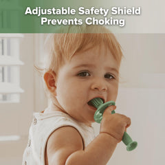 Adjustable choke-free safety shield