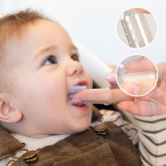 Back bumps for gum soothing on the toothbrush