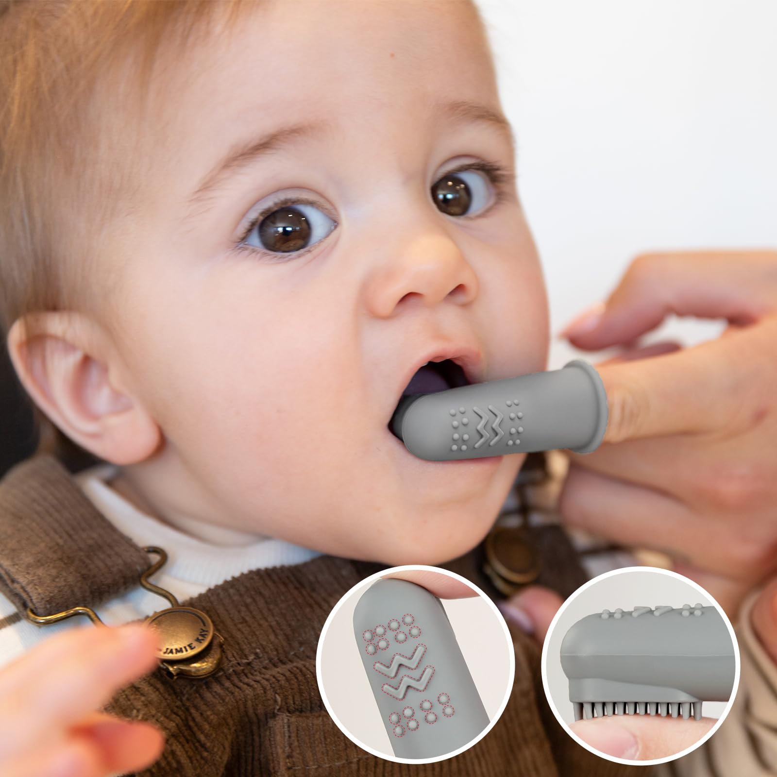 One-piece silicone design with no joints for easy cleaning