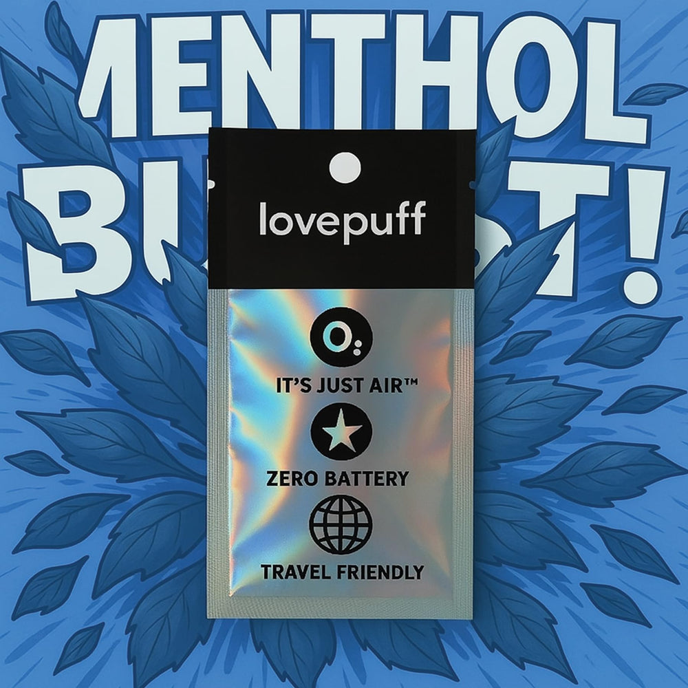 Compact portable LovePuff Habit Replacing Breathing Stick for on-the-go