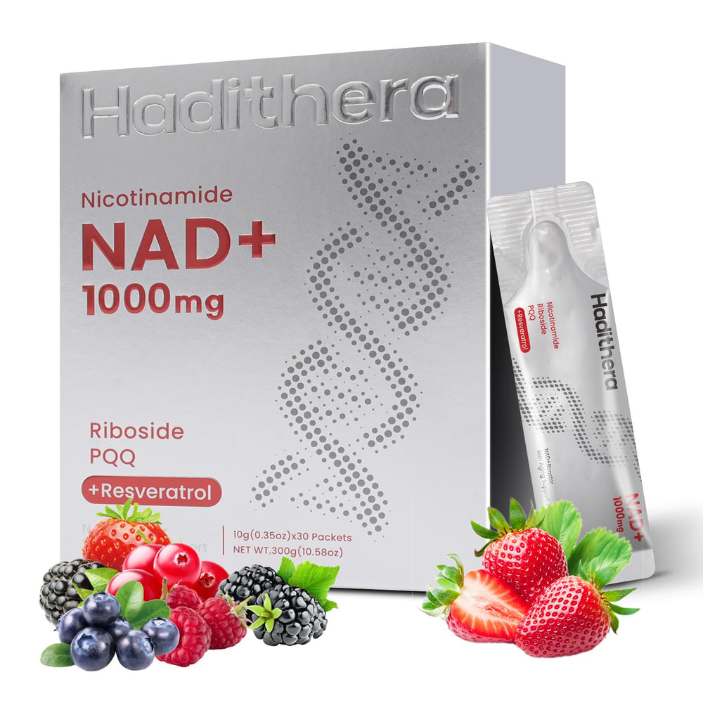 Haditheran NAD 1000mg supplement bottle front view