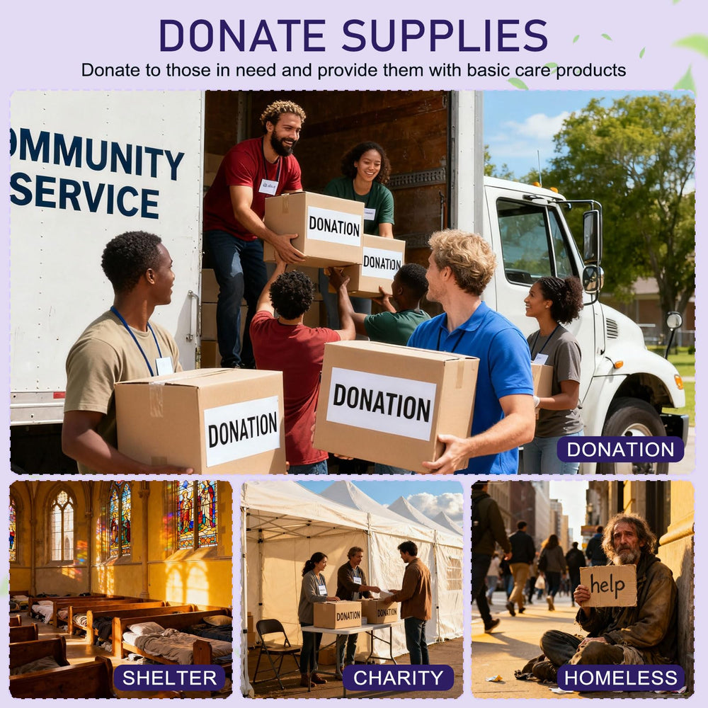 Donation-ready toothpaste bulk for shelters and nonprofits