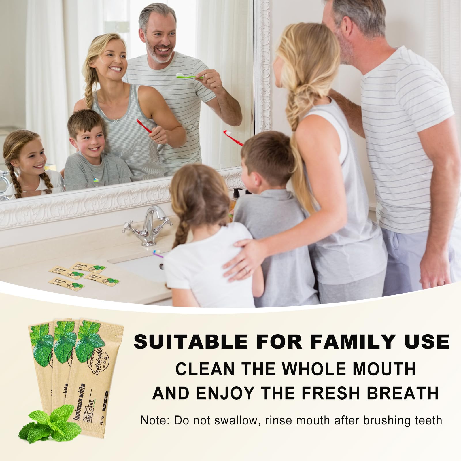 Travel toothpaste in bulk for hotels and guests